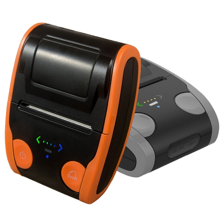 QS-5806 Portable 58mm Bluetooth POS Receipt Thermal Printer(Orange) - Printer by PMC TechLife | Online Shopping South Africa | PMC TechLife | Buy Now Pay Later Mobicred
