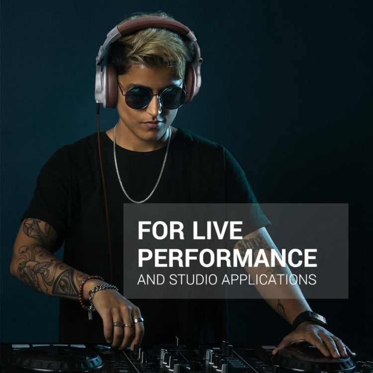 OneOdio A71 Head-mounted Noise Reduction Wired Headphone with Microphone (Black Red) - free shipping - PMC Jewellery - Order now!