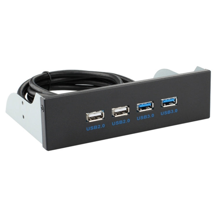 2 x USB 3.0 + 2 x USB 2.0 Optical Drive Front Panel - USB 3.0 by PMC Jewellery | Online Shopping South Africa | PMC Jewellery | Buy Now Pay Later Mobicred