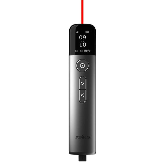 ASiNG A9 128MB Red Light Multifunctional PPT Touch Laser Page Turning Pen Wireless Presenter(Grey) -  by ASiNG | Online Shopping South Africa | PMC Jewellery | Buy Now Pay Later Mobicred