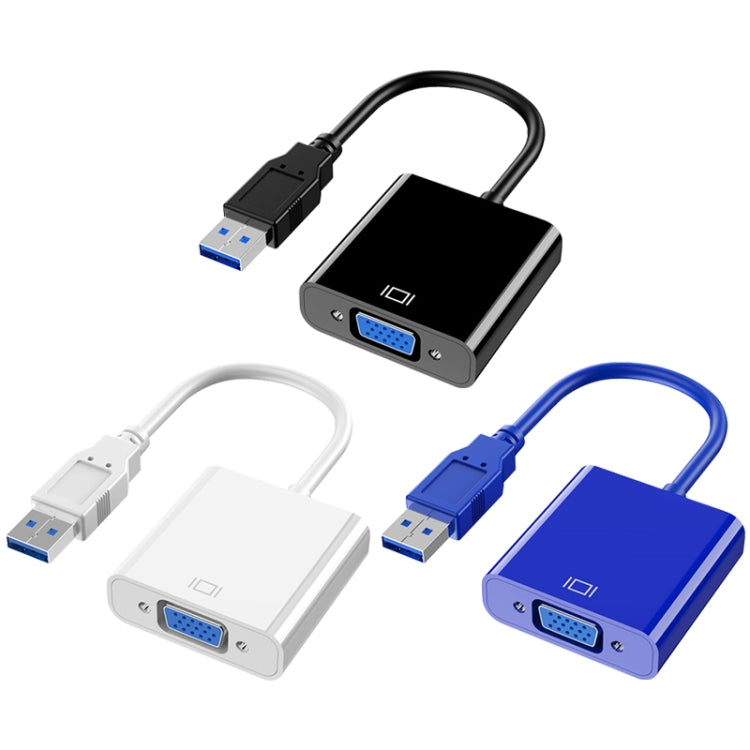 HW-1501 USB to VGA HD Video Converter (Black) - Adapter by PMC TechLife | Online Shopping South Africa | PMC TechLife | Buy Now Pay Later Mobicred