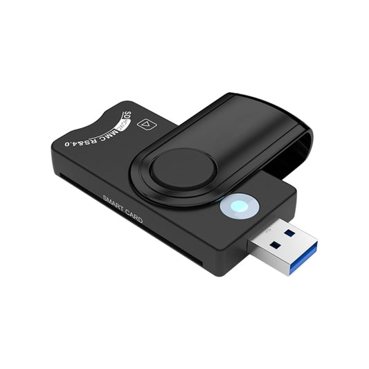 Rocketek CR310-B USB3.0 Multi-function IC Smart Card / SD / TF / SIM Card Reader -  by ROCKETEK | Online Shopping South Africa | PMC Jewellery | Buy Now Pay Later Mobicred