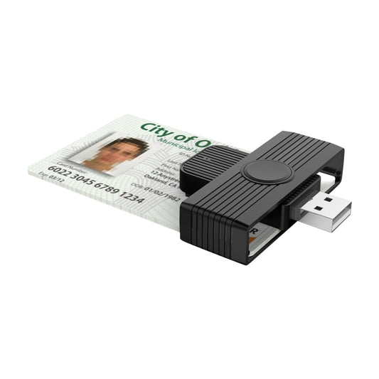 Rocketek CR318 USB 2.0 Smart Card / SIM / ID / CAC Card Reader -  by ROCKETEK | Online Shopping South Africa | PMC Jewellery | Buy Now Pay Later Mobicred