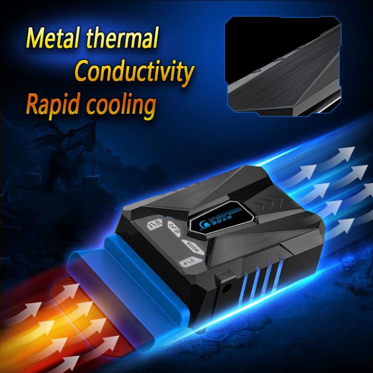 Ice Troll 5 COOLCOLD Portable Laptop Cooling Fan Air Cooler Speed Adjustable High Performance Notebook Fan Cooler Controller, AC 220V(Black) - free shipping - PMC Jewellery - Order now!