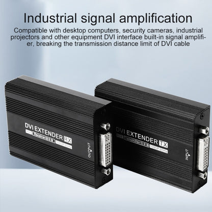 Measy DVI1815 DVI Extender Transmitter and Receiver Converter, POE Single Power Supply, Transmission Distance: 150m(UK Plug) -  by Measy | Online Shopping South Africa | PMC Jewellery | Buy Now Pay Later Mobicred