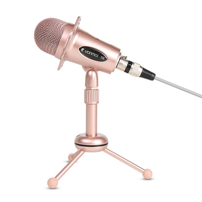 Yanmai Y20 Professional Game Condenser Microphone  with Tripod Holder, Cable Length: 1.8m, Compatible with PC and Mac for  Live Broadcast Show, KTV, etc.(Rose Gold) - Microphone by Yanmai | Online Shopping South Africa | PMC Jewellery | Buy Now Pay Later Mobicred