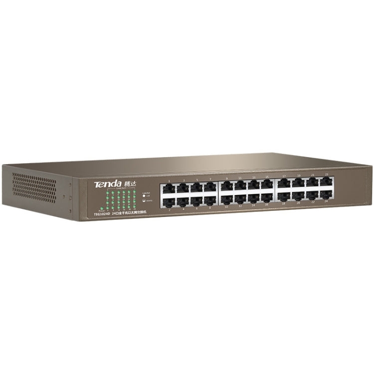 Tenda TEG1024D Desktop v7.0 24-Port Gigabit Ethernet Switch 6KV Lightning Protect - Switch by Tenda | Online Shopping South Africa | PMC Jewellery | Buy Now Pay Later Mobicred