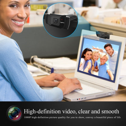 HXSJ S70 30fps 5 Megapixel 1080P Full HD Autofocus Webcam for Desktop / Laptop / Android TV, with Noise Reduction Microphone, Cable Length: 1.4m - HD Camera by HXSJ | Online Shopping South Africa | PMC Jewellery | Buy Now Pay Later Mobicred