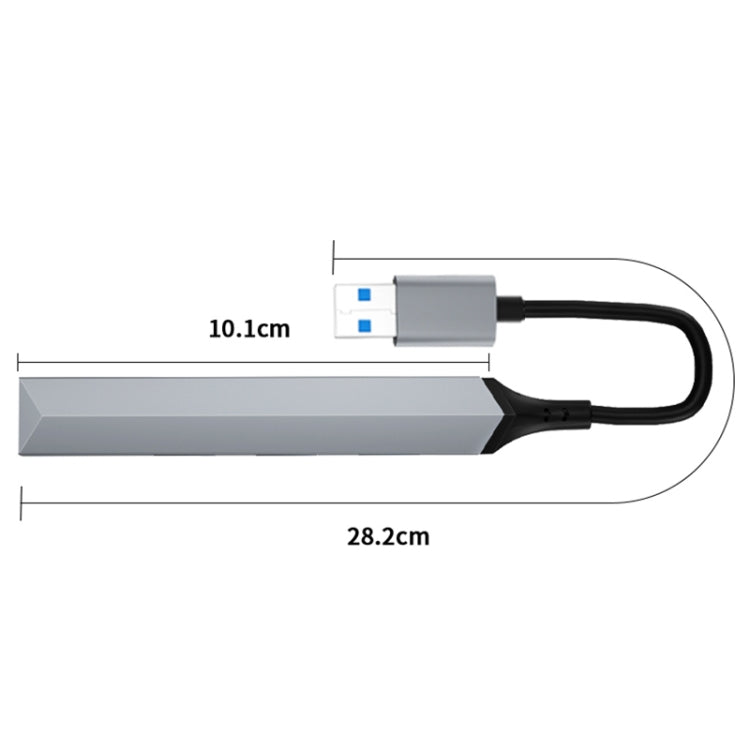 V253A 5 in 1 USB to USB Multifunctional Docking Station HUB Adapter - USB HUB by PMC TechLife | Online Shopping South Africa | PMC TechLife | Buy Now Pay Later Mobicred