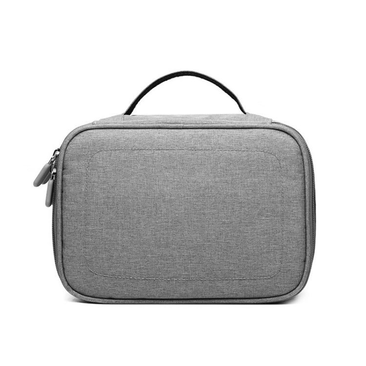 Multi-function Headphone Charger Data Cable Storage Bag, Single Layer Storage Bag, Size: 23x16x7cm(Grey) - Other by PMC TechLife | Online Shopping South Africa | PMC TechLife | Buy Now Pay Later Mobicred