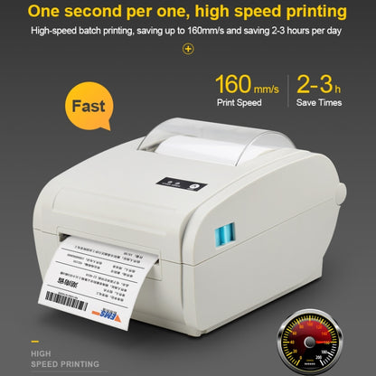 POS-9210 110mm USB +  Bluetooth POS Receipt Thermal Printer Express Delivery Barcode Label Printer, AU Plug(White) - Printer by PMC Jewellery | Online Shopping South Africa | PMC Jewellery | Buy Now Pay Later Mobicred