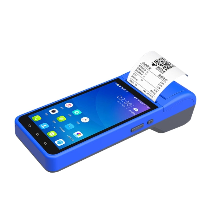 POS-6000 4G Version 1GB+8GB 58mm PDA Handheld 5.5 inch QR Code Android Smart POS Teminal Scanner Printer, EU Plug - Printer by PMC Jewellery | Online Shopping South Africa | PMC Jewellery | Buy Now Pay Later Mobicred