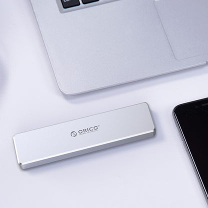 ORICO PCM2-C3 M.2 M-Key to USB 3.1 Gen2 USB-C / Type-C Push-top Solid State Drive Enclosure, The Maximum Support Capacity: 2TB(Grey) - HDD Enclosure by ORICO | Online Shopping South Africa | PMC Jewellery | Buy Now Pay Later Mobicred