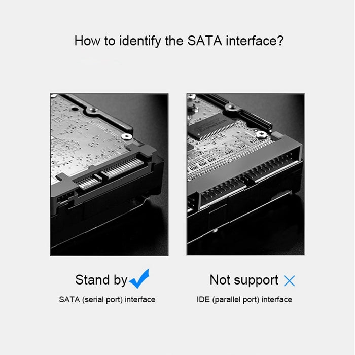 SEATAY HD213 Tool Free Screwless SATA 2.5 inch USB 3.0 Interface HDD Enclosure, The Maximum Support Capacity: 2TB(White) - free shipping - PMC Jewellery - Order now!