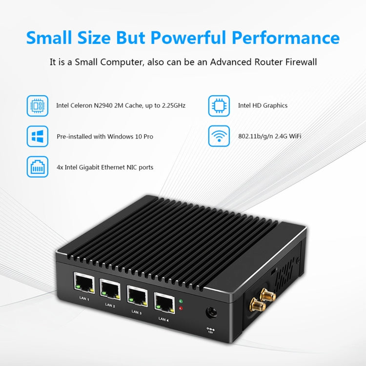 K660G4 Windows and Linux System Mini PC without Memory & SSD & WiFi, Intel Celeron Processor N2840 Quad-Core 2M Cache,1.83GHz, up to 2.25GHz - Windows Mini PCs by PMC TechLife | Online Shopping South Africa | PMC TechLife | Buy Now Pay Later Mobicred