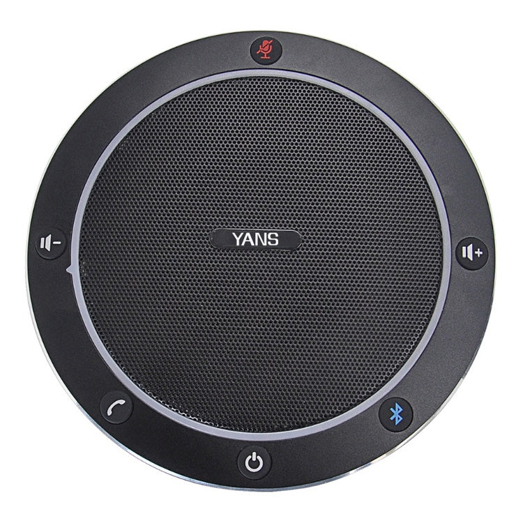 YANS YS-M61Y Video Conference Bluetooth Omnidirectional Microphone(Black) - free shipping - PMC TechLife - Order now!