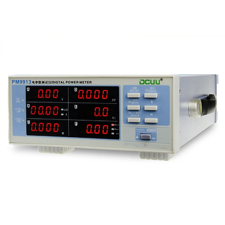 DCUU PM9913 Intelligent Electrical Parameters Measuring Instrument(EU Plug) - Current & Voltage Tester by PMC TechLife | Online Shopping South Africa | PMC TechLife | Buy Now Pay Later Mobicred