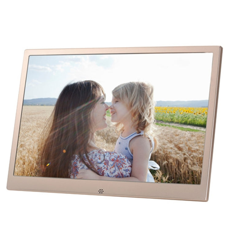 HSD1303 13.3 inch LED 1280x800 High Resolution Display Digital Photo Frame with Holder and Remote Control, Support SD / MMC / MS Card / USB Port, EU Plug(Silver) - 11-15 inch by PMC Jewellery | Online Shopping South Africa | PMC Jewellery | Buy Now Pay Later Mobicred