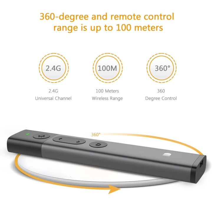 DOOSL DSIT036 Red Laser Pointer 2.4GHz Wireless Presenter PowerPoint Clicker - free shipping - PMC Jewellery - Order now!