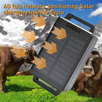 4G EU Version Intelligent Waterproof GPS Pet Tracker Solar Energy Cattle Sheep Position Locator - Pet Tracker by PMC Jewellery | Online Shopping South Africa | PMC Jewellery | Buy Now Pay Later Mobicred