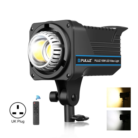 PULUZ 220V 120W Studio Video Light Dual Color Temperature Built-in Dissipate Heat System with Remote Control(UK Plug) - Shoe Mount Flashes by PULUZ | Online Shopping South Africa | PMC Jewellery | Buy Now Pay Later Mobicred