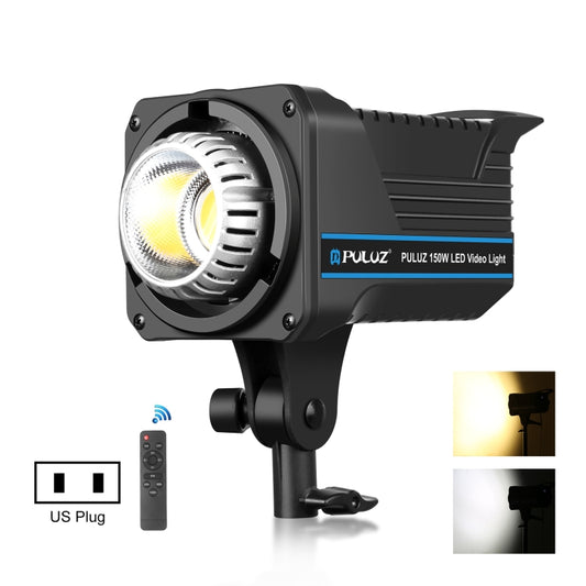 PULUZ 220V 120W Studio Video Light Dual Color Temperature Built-in Dissipate Heat System with Remote Control(US Plug) - Shoe Mount Flashes by PULUZ | Online Shopping South Africa | PMC Jewellery | Buy Now Pay Later Mobicred