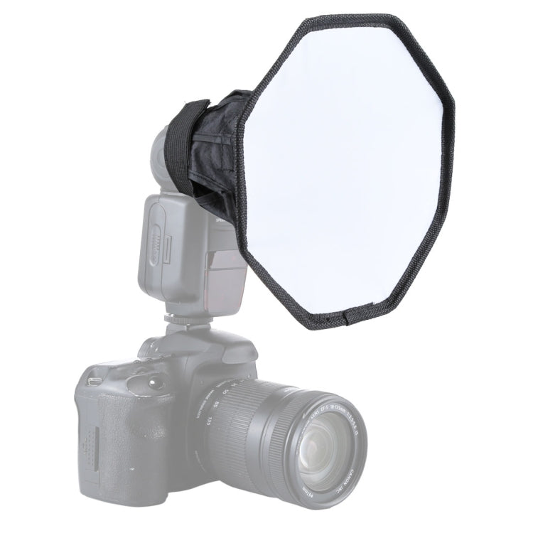 PULUZ 20cm Octangle Style Foldable Soft Flash Light Diffuser Softbox -  by PULUZ | Online Shopping South Africa | PMC TechLife | Buy Now Pay Later Mobicred