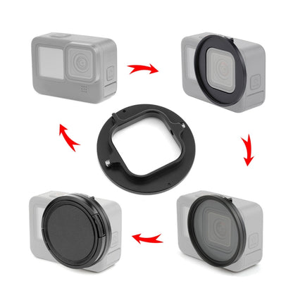 PULUZ 52mm UV Lens Filter for GoPro HERO12 Black /11 Black Mini /11 Black /10 Black /9 Black, with Adapter Ring - Lens Adapter by PULUZ | Online Shopping South Africa | PMC Jewellery | Buy Now Pay Later Mobicred