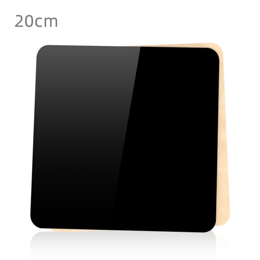 PULUZ 20cm Photography Acrylic Reflective Display Table Background Board(Black) -  by PULUZ | Online Shopping South Africa | PMC Jewellery | Buy Now Pay Later Mobicred