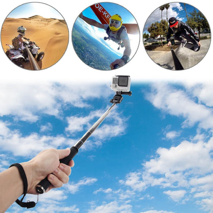 PULUZ Extendable Handheld Selfie Monopod for GoPro Hero12 Black / Hero11 /10 /9 /8 /7 /6 /5, Insta360 Ace / Ace Pro, DJI Osmo Action 4 and Other Action Cameras, Length: 22.5-80cm - Extendable Pole by PULUZ | Online Shopping South Africa | PMC Jewellery | Buy Now Pay Later Mobicred