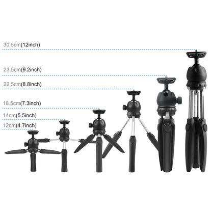 PULUZ Mini VLOG Live Stabilizer Stand Tripod with Phone Clamp for Smartphones (Black) - Stand by PULUZ | Online Shopping South Africa | PMC Jewellery | Buy Now Pay Later Mobicred