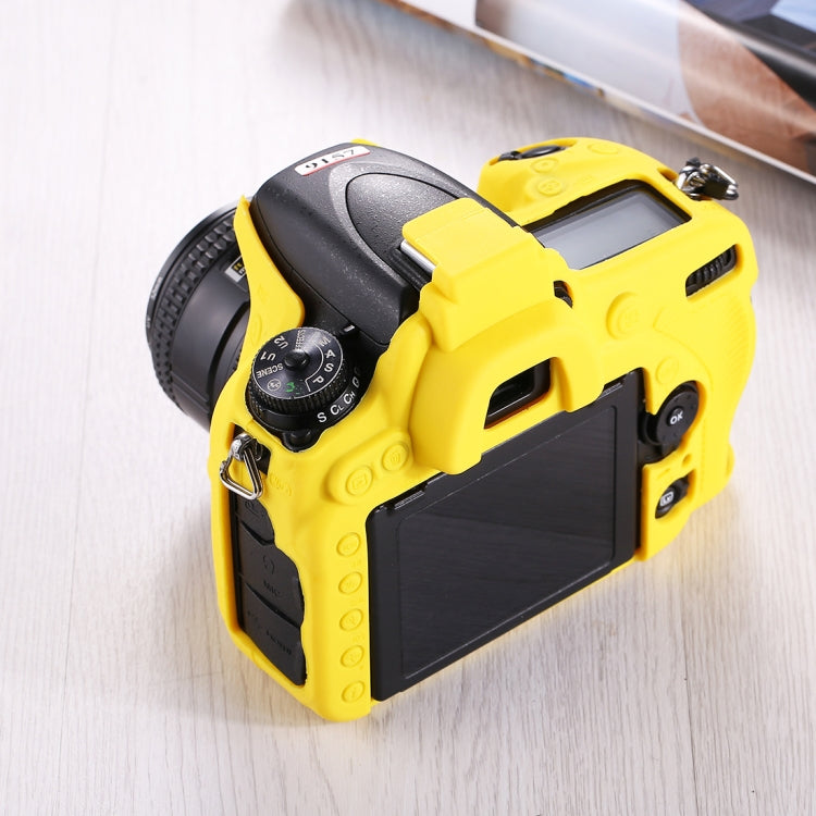 PULUZ Soft Silicone Protective Case for Nikon D750(Yellow) - Protective Case by PULUZ | Online Shopping South Africa | PMC Jewellery | Buy Now Pay Later Mobicred