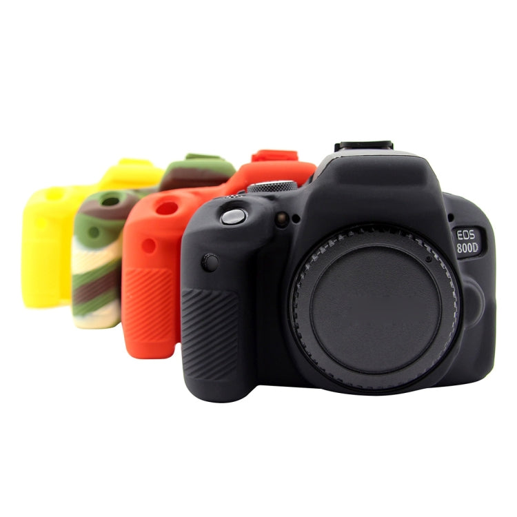 PULUZ Soft Silicone Protective Case for Canon EOS 800D(Red) - Protective Case by PULUZ | Online Shopping South Africa | PMC Jewellery | Buy Now Pay Later Mobicred