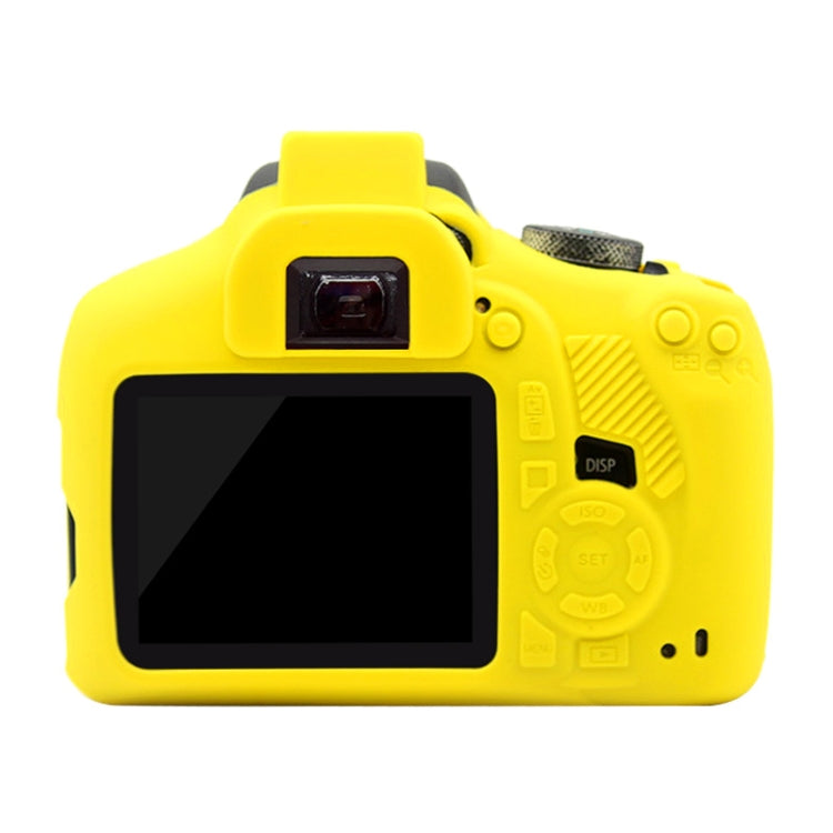PULUZ Soft Silicone Protective Case for Canon EOS 1300D / 1500D(Yellow) - Protective Case by PULUZ | Online Shopping South Africa | PMC TechLife | Buy Now Pay Later Mobicred
