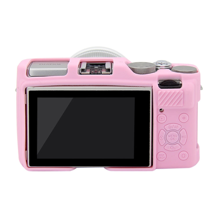 PULUZ Soft Silicone Protective Case for FUJIFILM X-A3 / X-A10(Pink) - Protective Case by PULUZ | Online Shopping South Africa | PMC Jewellery | Buy Now Pay Later Mobicred