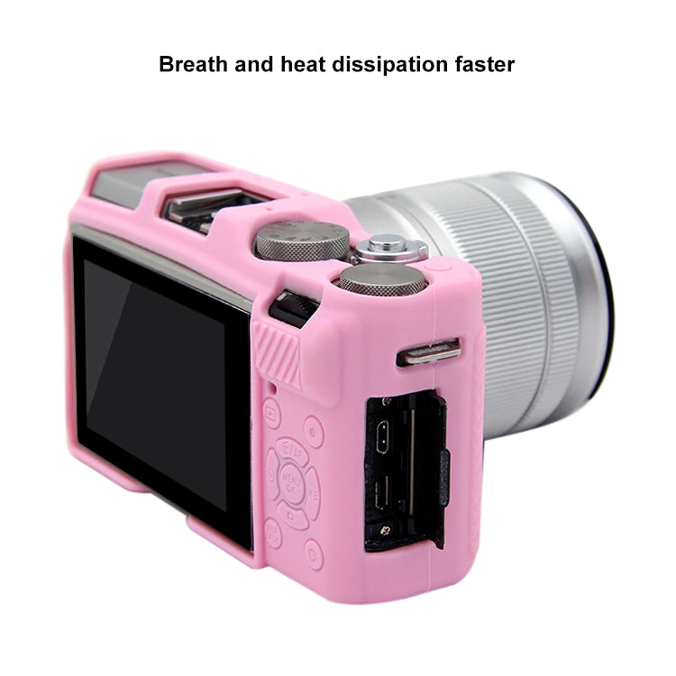 PULUZ Soft Silicone Protective Case for FUJIFILM X-A3 / X-A10(Pink) - Protective Case by PULUZ | Online Shopping South Africa | PMC Jewellery | Buy Now Pay Later Mobicred