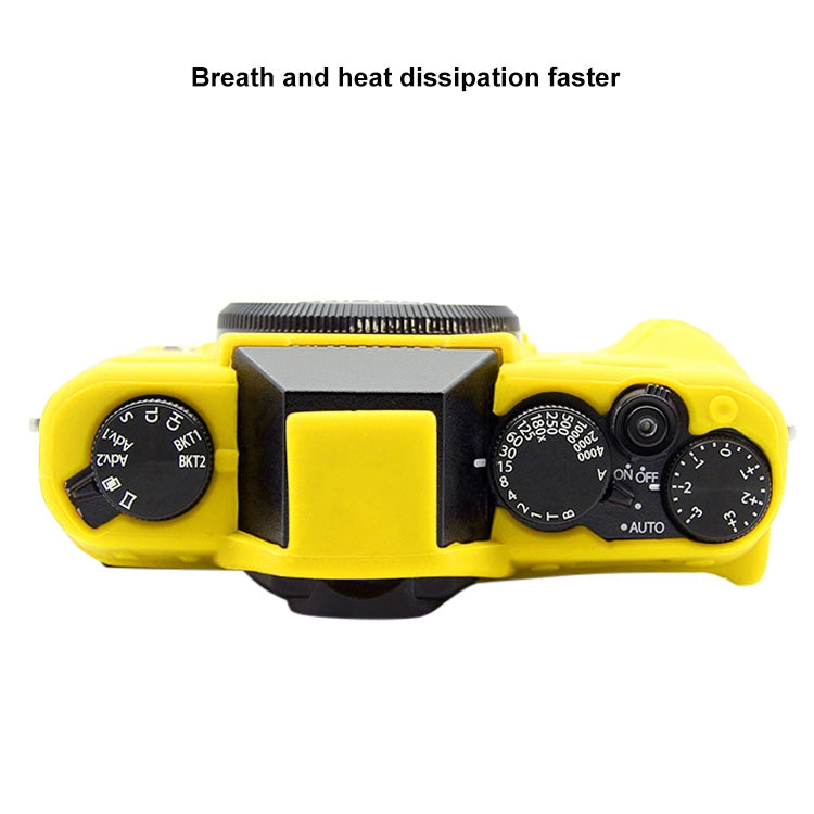 PULUZ Soft Silicone Protective Case for FUJIFILM XT10(Yellow) - Protective Case by PULUZ | Online Shopping South Africa | PMC TechLife | Buy Now Pay Later Mobicred
