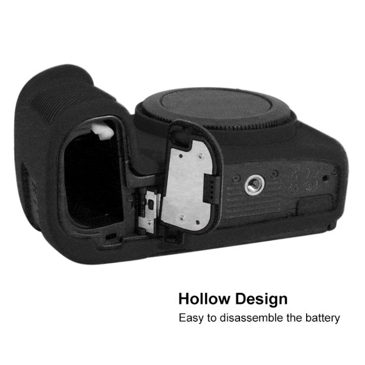 PULUZ Soft Silicone Protective Case for Canon EOS R(Black) - Protective Case by PULUZ | Online Shopping South Africa | PMC TechLife | Buy Now Pay Later Mobicred