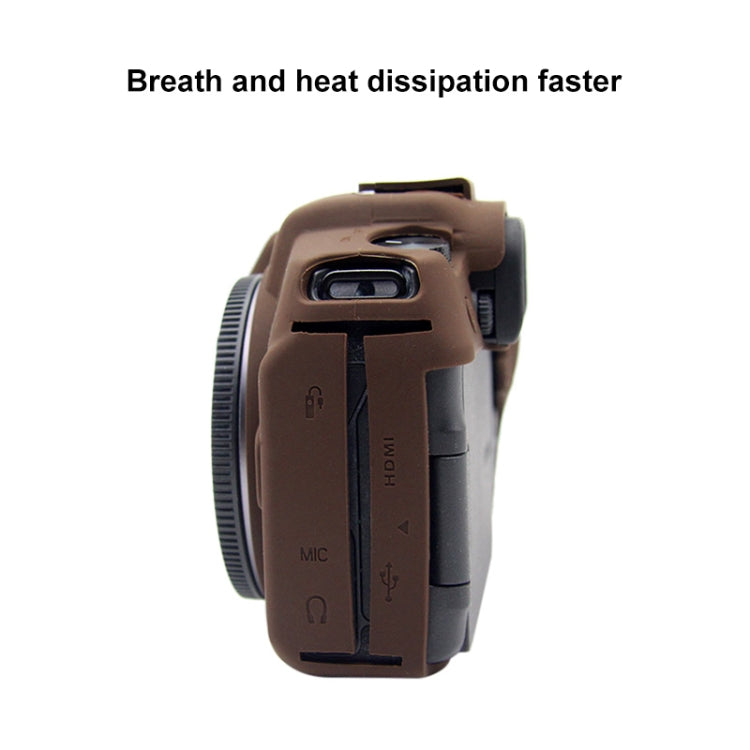 PULUZ Soft Silicone Protective Case for Canon EOS RP(Coffee) - free shipping - PMC TechLife - Order now!