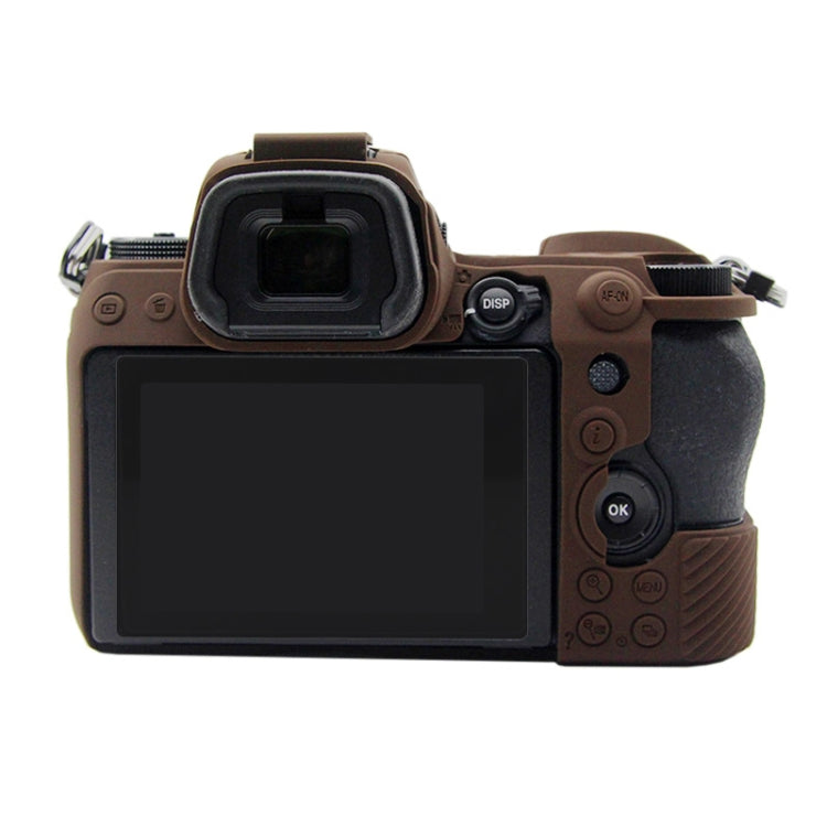 PULUZ Soft Silicone Protective Case for Nikon Z6 / Z7(Coffee) - Protective Case by PULUZ | Online Shopping South Africa | PMC TechLife | Buy Now Pay Later Mobicred