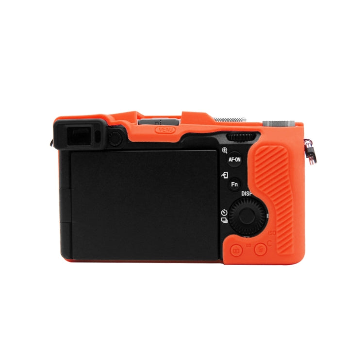 PULUZ Soft Silicone Protective Case for Sony A7C / ILCE-7C(Orange) - Protective Case by PULUZ | Online Shopping South Africa | PMC TechLife | Buy Now Pay Later Mobicred