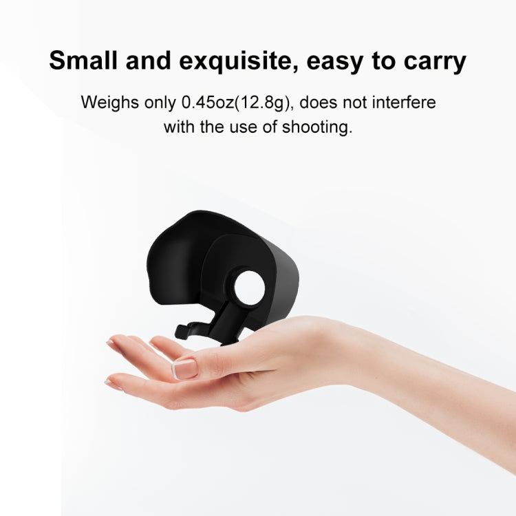 For DJI OSMO Pocket 3 PULUZ Sunshade Lens Protective Cover Hood (Black) - Lens Accessories by PULUZ | Online Shopping South Africa | PMC TechLife | Buy Now Pay Later Mobicred