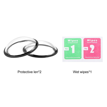 For Insta360 X4 PULUZ Rotation Optical Glass Lens Guard  Protective Cover (Transparent) - Len Accessories by PULUZ | Online Shopping South Africa | PMC Jewellery | Buy Now Pay Later Mobicred