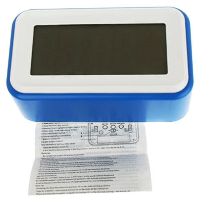 Multi Function Large Screen Alarm Clock with Calendar & LCD Light & Snooze Touch (Blue) - Alarm Clocks by PMC TechLife | Online Shopping South Africa | PMC TechLife | Buy Now Pay Later Mobicred