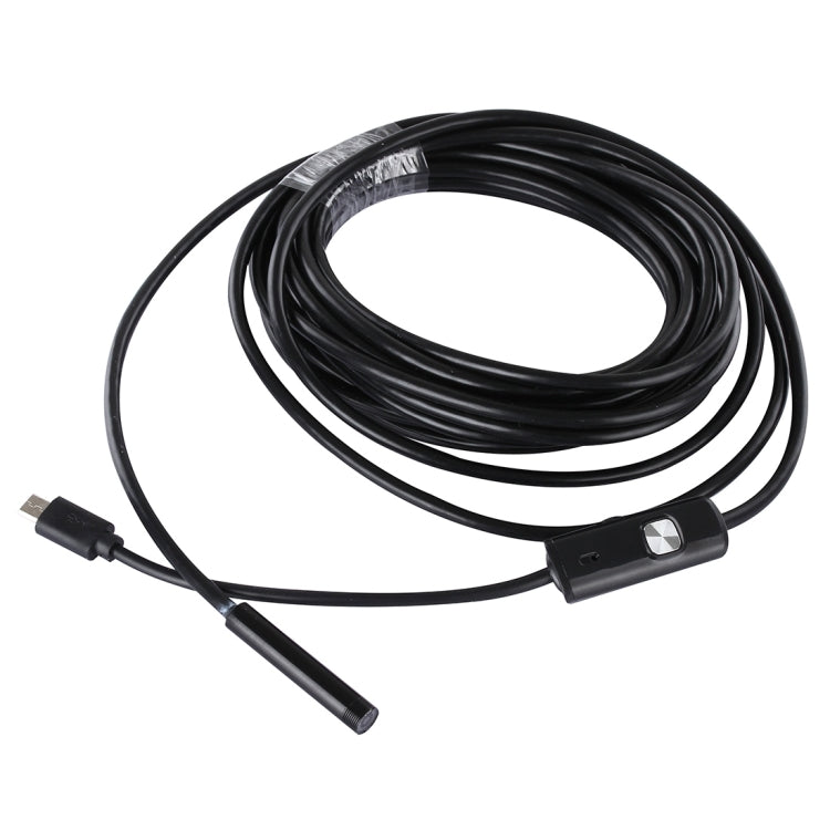 Micro USB Endoscope Snake Tube Inspection Camera with 6 LED for OTG Android Phone, Lens Diameter: 7mm, Length: 5m Hard Cable -  by PMC Jewellery | Online Shopping South Africa | PMC Jewellery | Buy Now Pay Later Mobicred