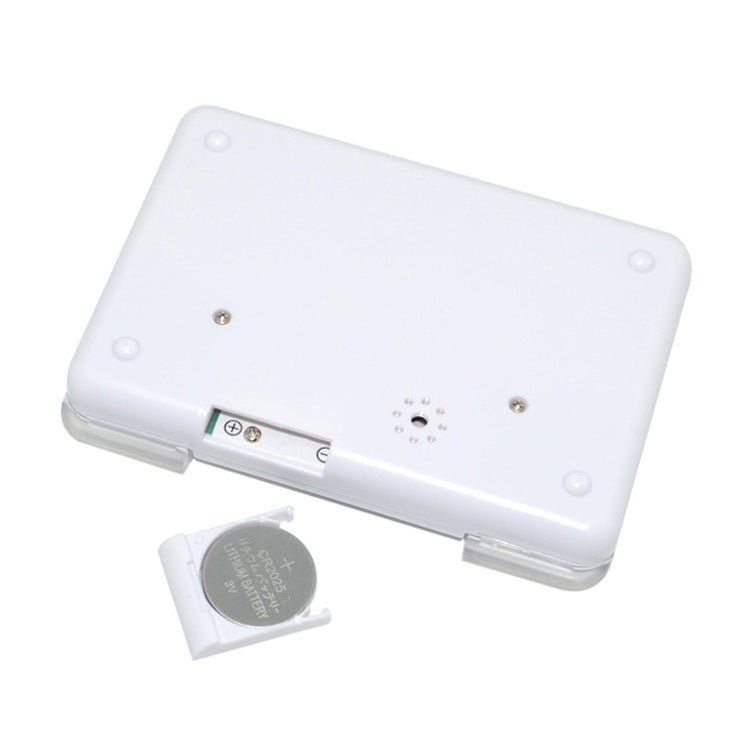 Portable Transparent Travel Pills Reminder Multi-Alarm(White) - free shipping - PMC TechLife - Order now!