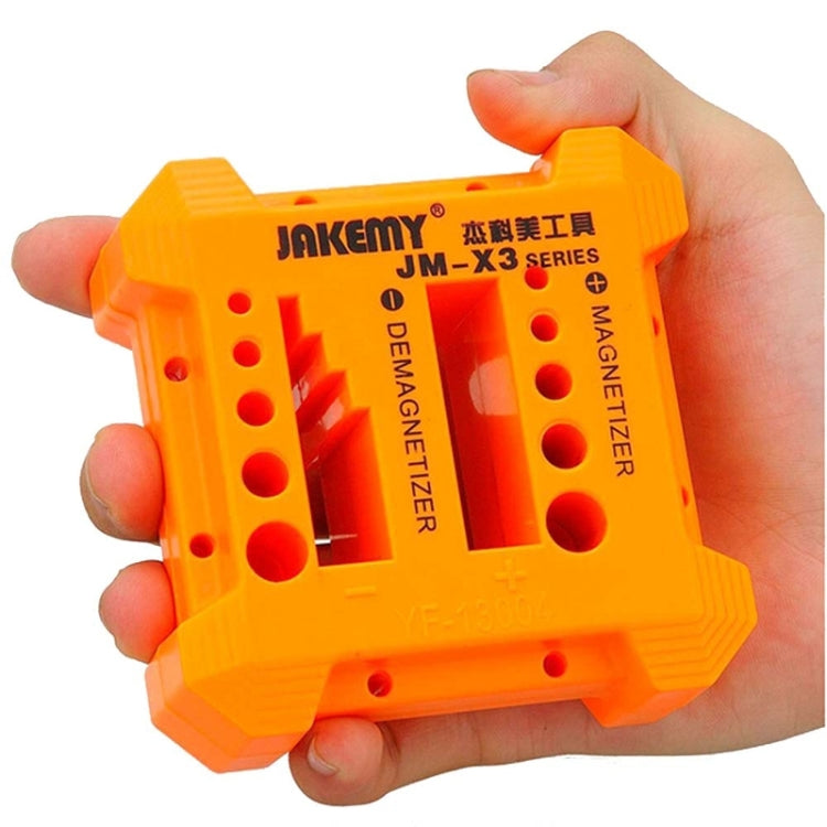 JAKEMY JM-X3 Magnetizer/Demagnetizer with Screwdriver Holes, Size: Large - Magnetizer Demagnetizer Tool by JAKEMY | Online Shopping South Africa | PMC Jewellery | Buy Now Pay Later Mobicred