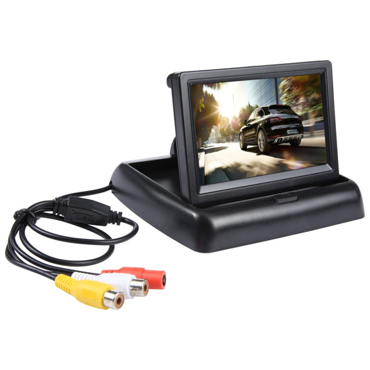 4.3 inch TFT-LCD Color Foldable Car Monitor, Type: PAL/NTSC - Car Monitor by PMC Jewellery | Online Shopping South Africa | PMC Jewellery | Buy Now Pay Later Mobicred