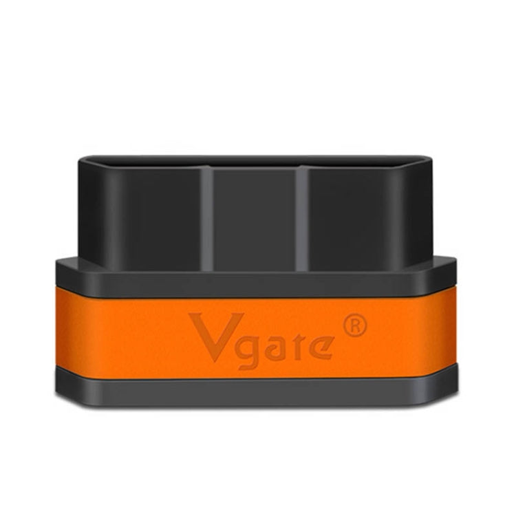 High Quality Super Mini Vgate iCar2 ELM327 OBDII WiFi Car Scanner Tool, Support Android & iOS(Black+Orange) - Code Readers & Scan Tools by Vgate | Online Shopping South Africa | PMC TechLife | Buy Now Pay Later Mobicred