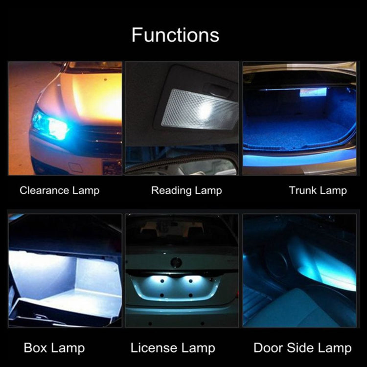 10 PCS T10 8 LED Car Signal Light Bulb(Green Light) - Clearance Lights by PMC TechLife | Online Shopping South Africa | PMC TechLife | Buy Now Pay Later Mobicred